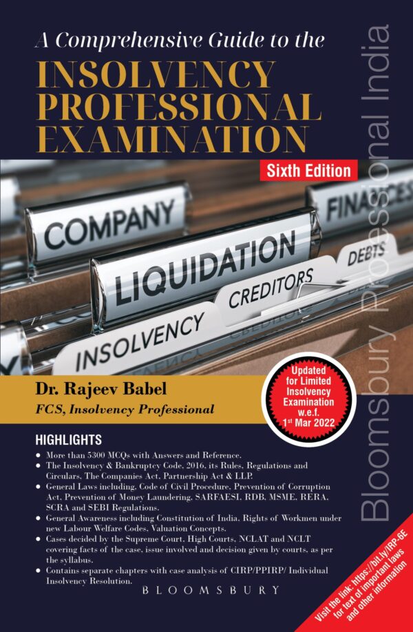 Bloomsbury A Comprehensive Guide to the Insolvency Professional Examination