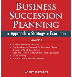 Taxmann Business Succession Planning by Ravi Mamodiya 1st Edition 2022