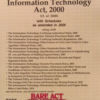 Universal Lexis Nexis Information Technology Act, 2000 (Bare Act) – 2022 Edition
