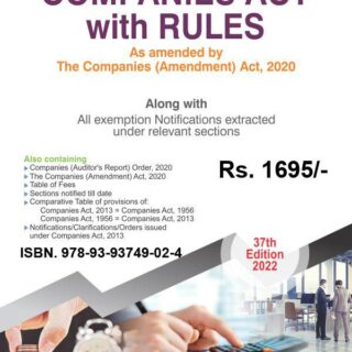 Bharat Companies Act with Rules Edition 37th Edition 2022