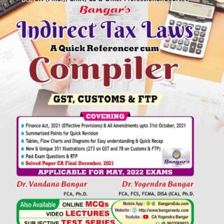 Aadhya Prakashan CA Final Indirect Tax Laws