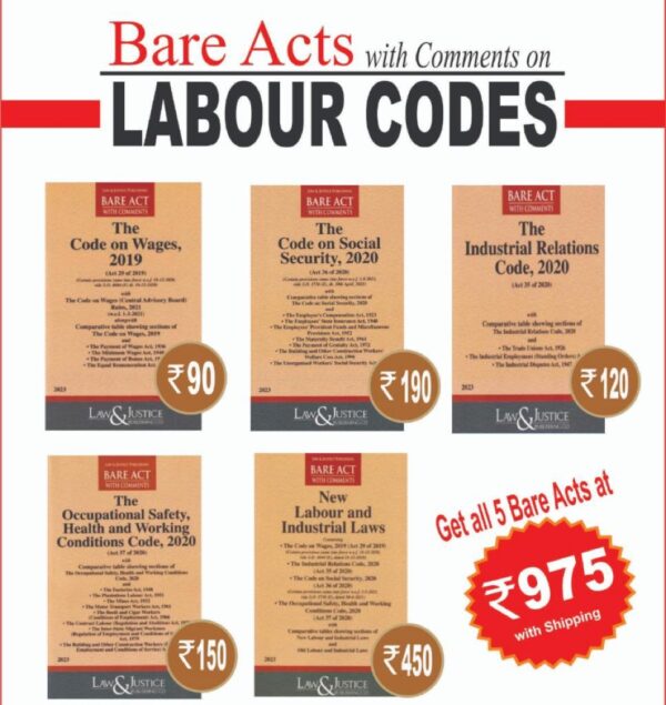 BAre Acts With comments on labour codes 2023